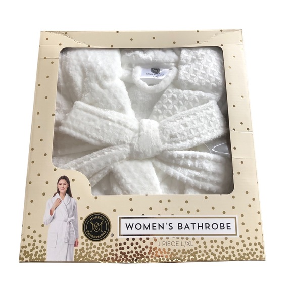 White Cushy Robe (NWT) L/XL - Picture 3 of 4